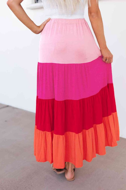 Mariana Tiered Maxi Skirt