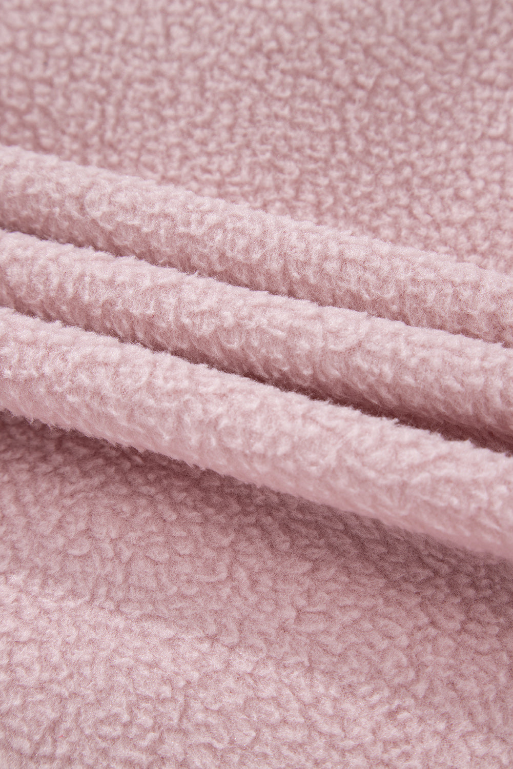 Half Snap Long Sleeve Sweatshirt with Side Slit Pockets