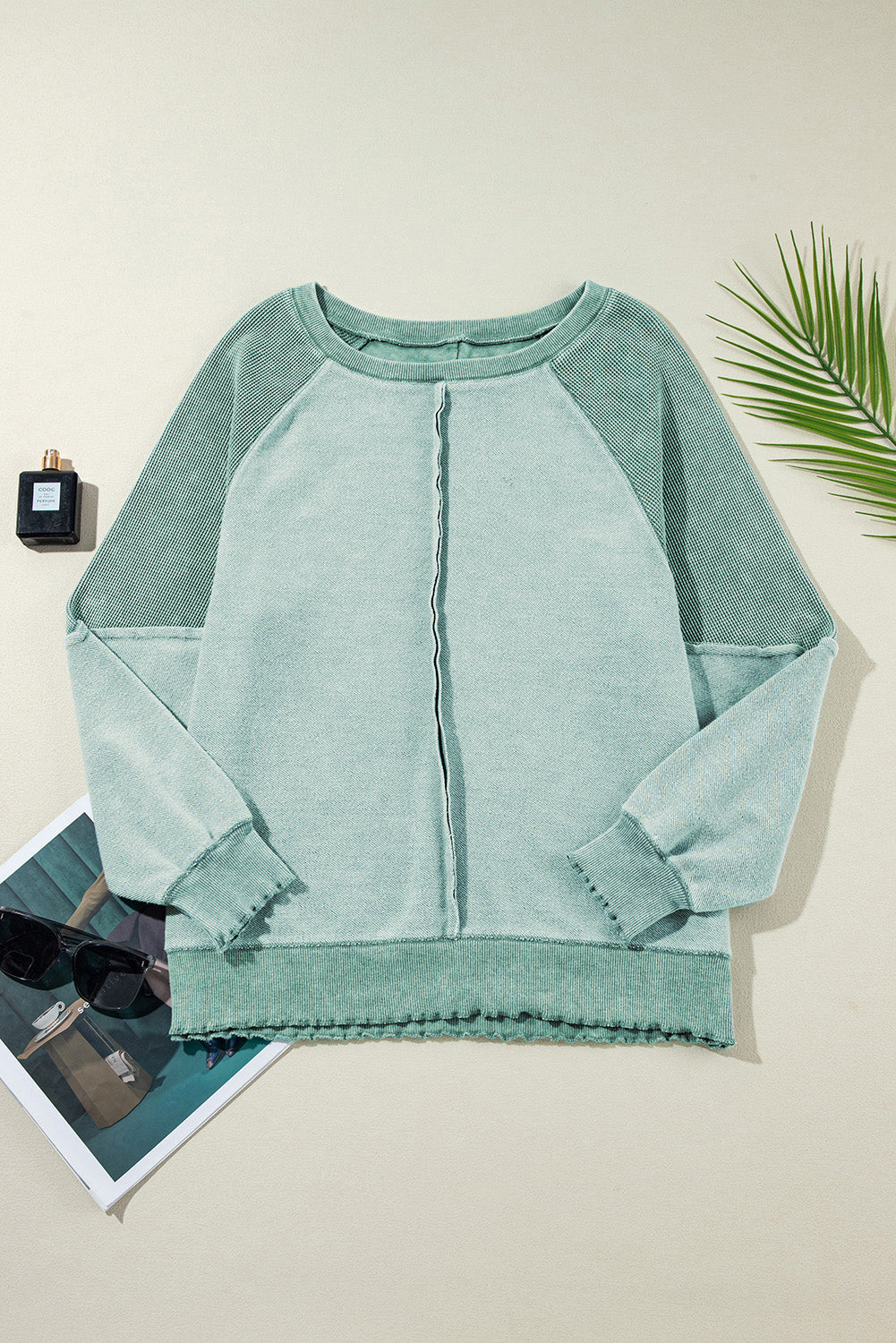 Round Neck Long Sleeve Sweatshirt