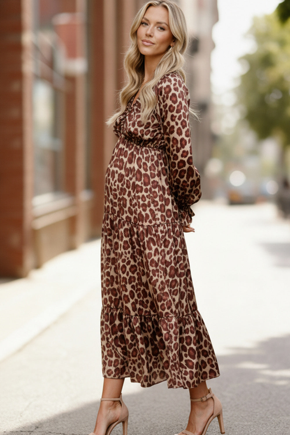 Wild Grace Leopard Maxi Dress