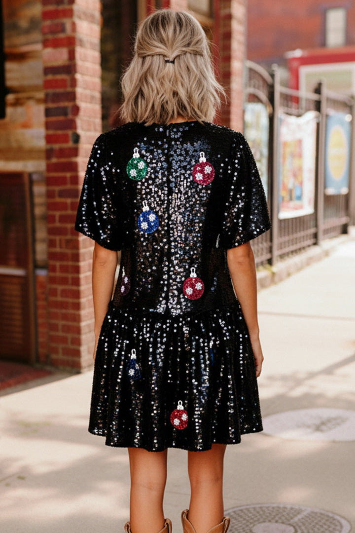 Tinsel & Twirl Sequin Dress