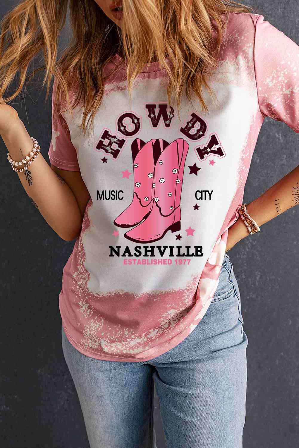 Cowboy Boots Graphic Short Sleeve Tee