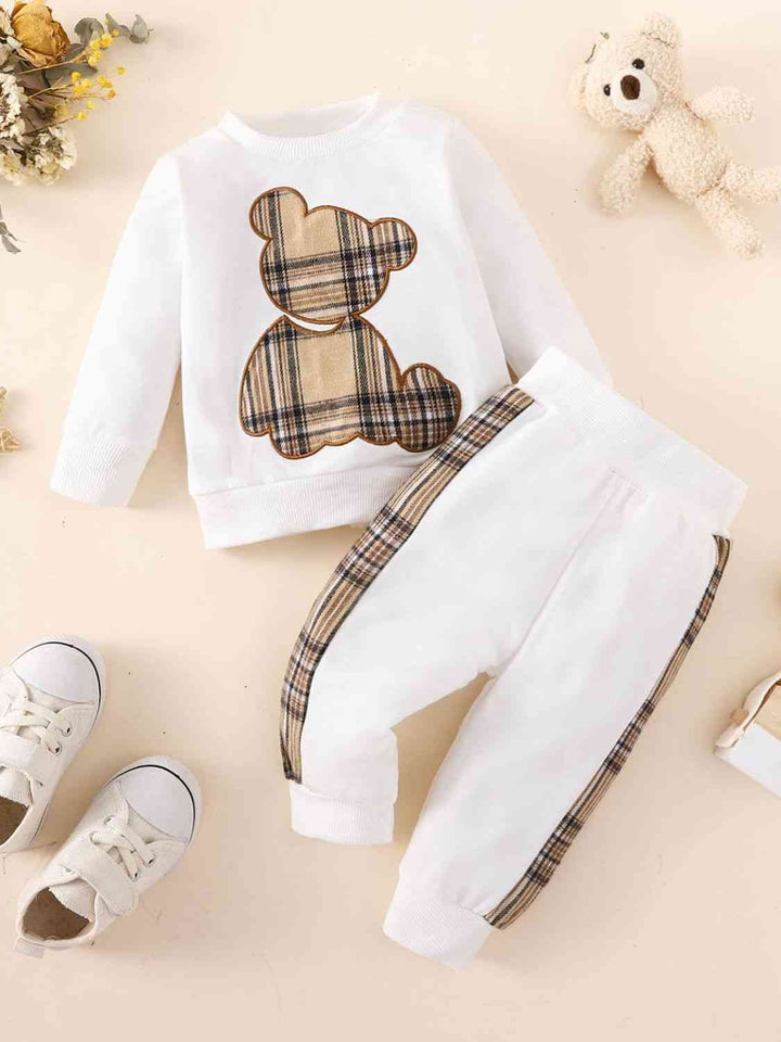 Baby Bear Graphic Sweatshirt and Joggers Set